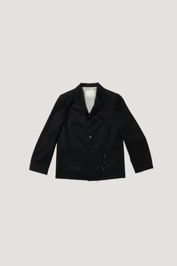 Eyelet Wool Jacket