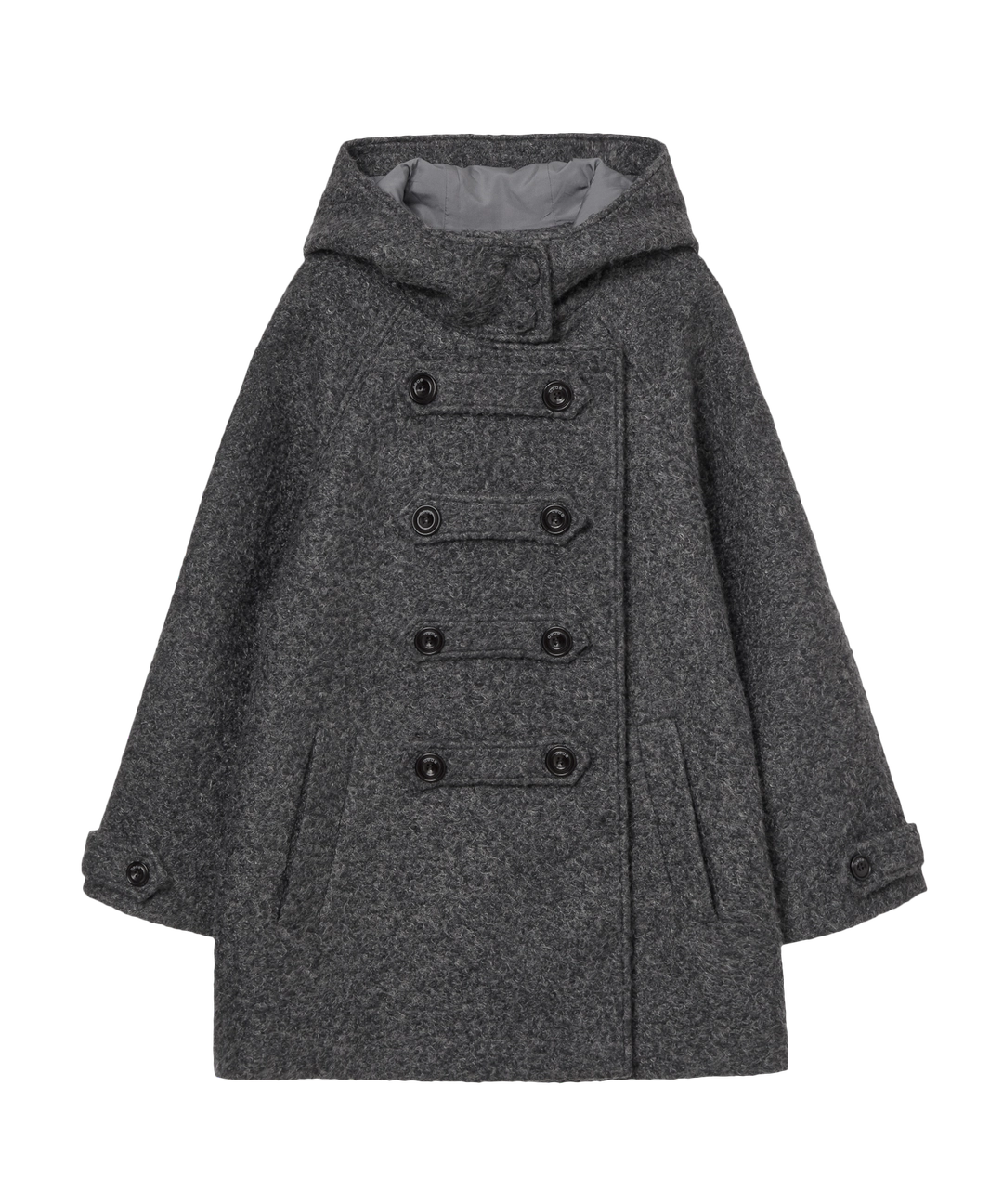 에이이에이이 BIG BUTTON HALF COAT [CHARCOAL] 상품 이미지 3