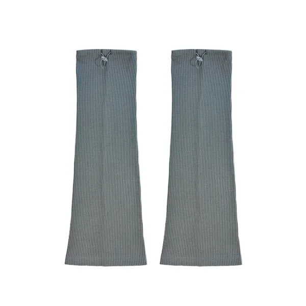 24-001 WAFFLE LEG WARMERS (DOVE)