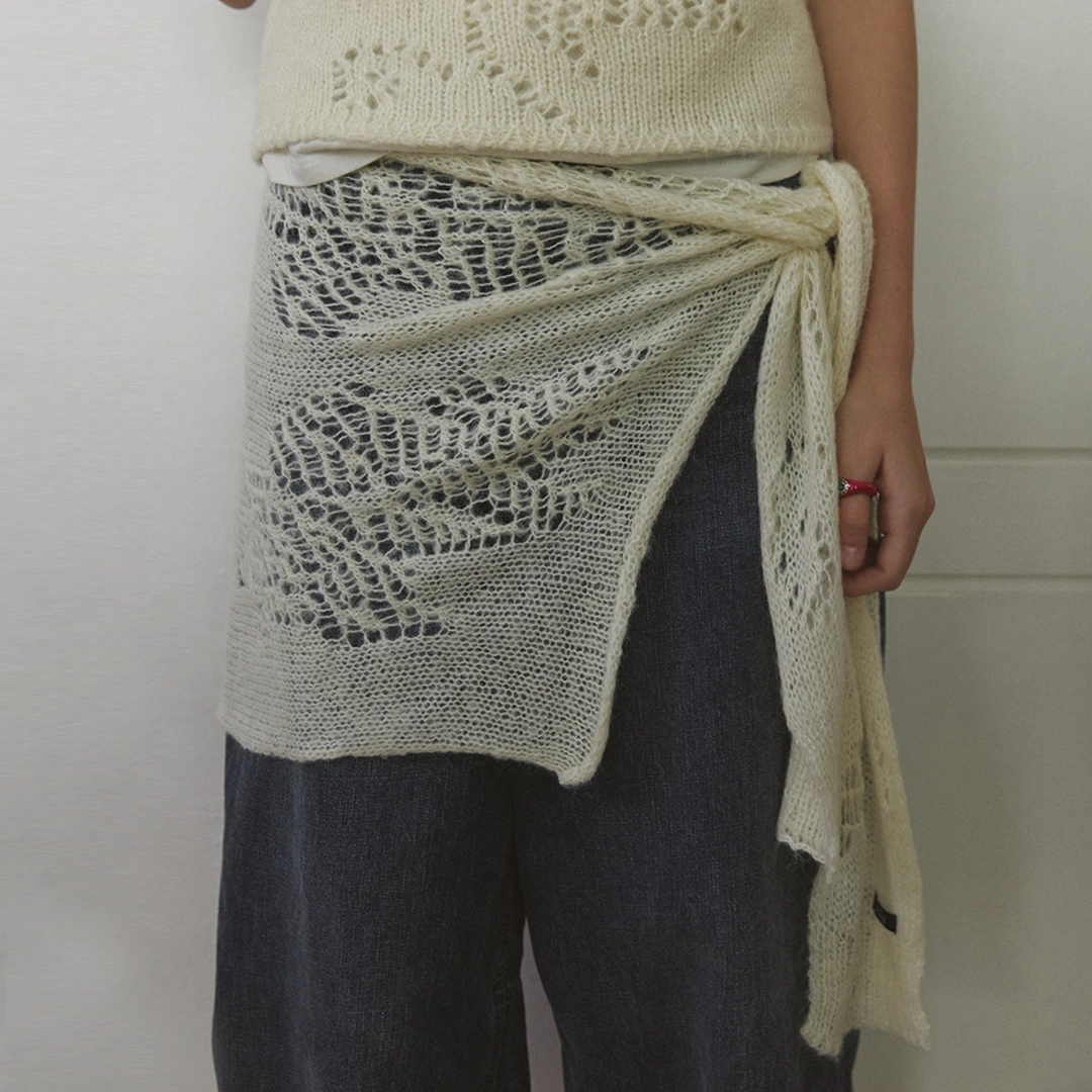 엔프프 flone multi shawl-ivory 상품 이미지 1