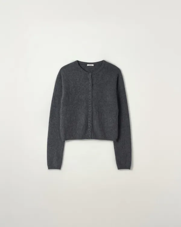 [9/17 순차배송] Hairy Wool Cardigan [CHARCOAL]