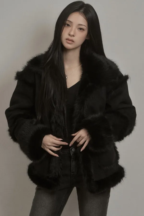Shearing Fur Mustang (black)