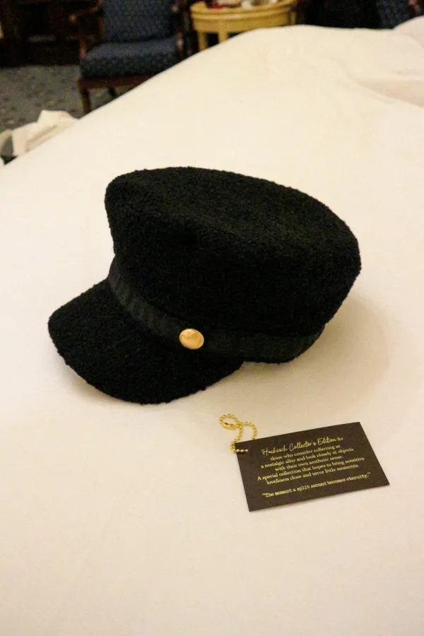 Marong Cap_Tweed Black