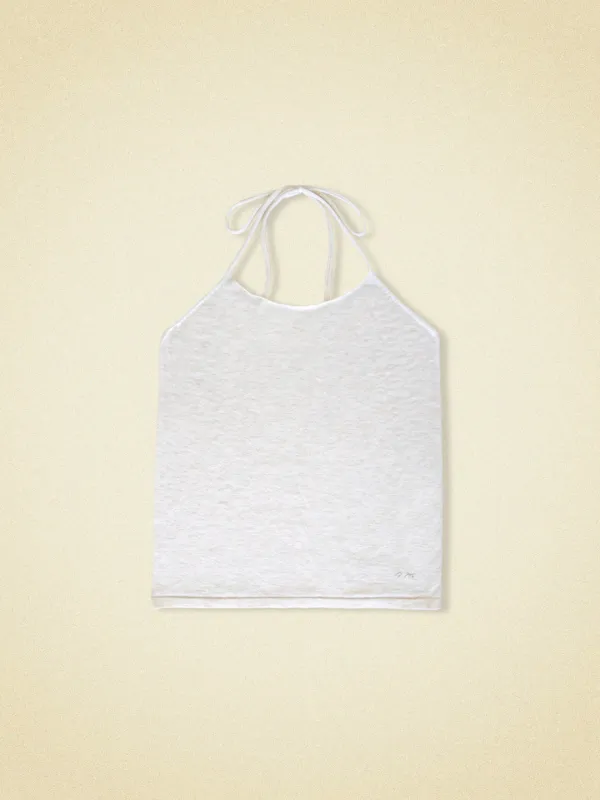 bow sleeveless - oat pink