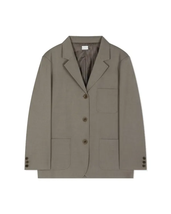 LOOSE SINGLE JACKET (2color)