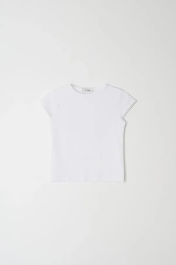 6th/Geek cap sleeve T-shirt (Ivory)