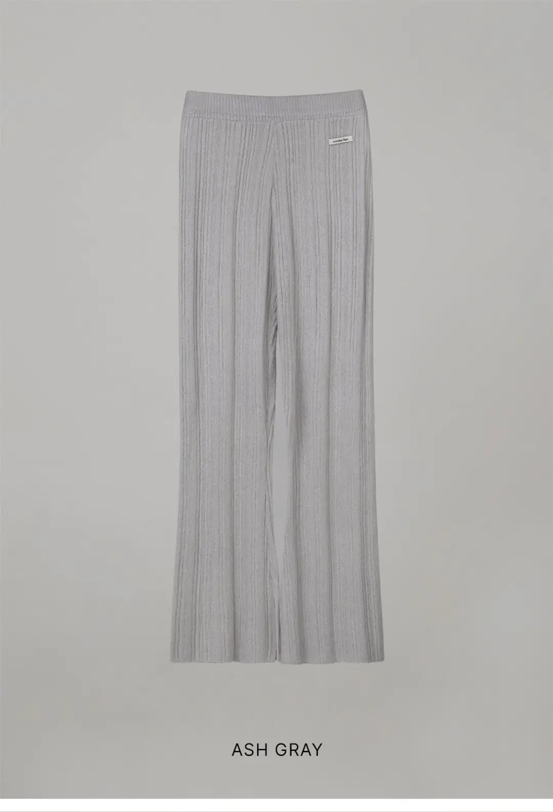 오버듀플레어 MOHAIR SLIT KNIT PANTS_ASH GRAY 상품 이미지 3