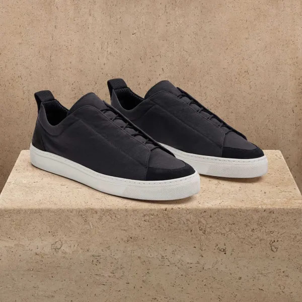 Men's Solstice Skate Low Top Sneaker - Black/Black