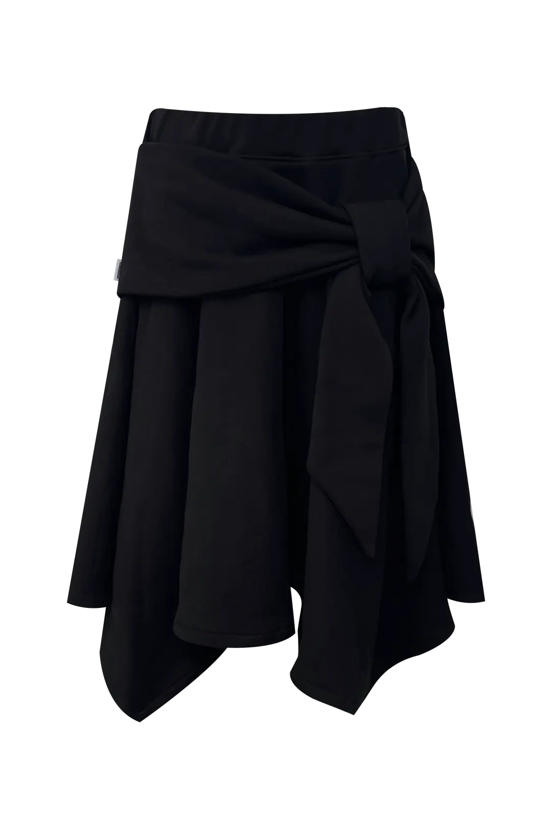 체메씨 BOW UNBALANCED SKIRT (BLACK) 상품 이미지 2