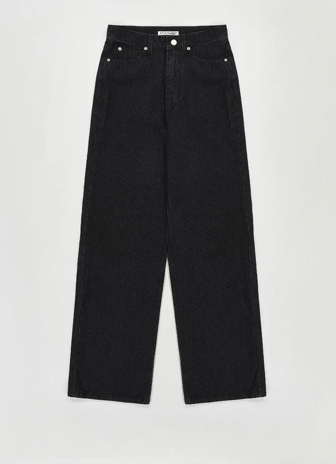 이브세이지 Corduroy straight denim (Black) 상품 이미지 1