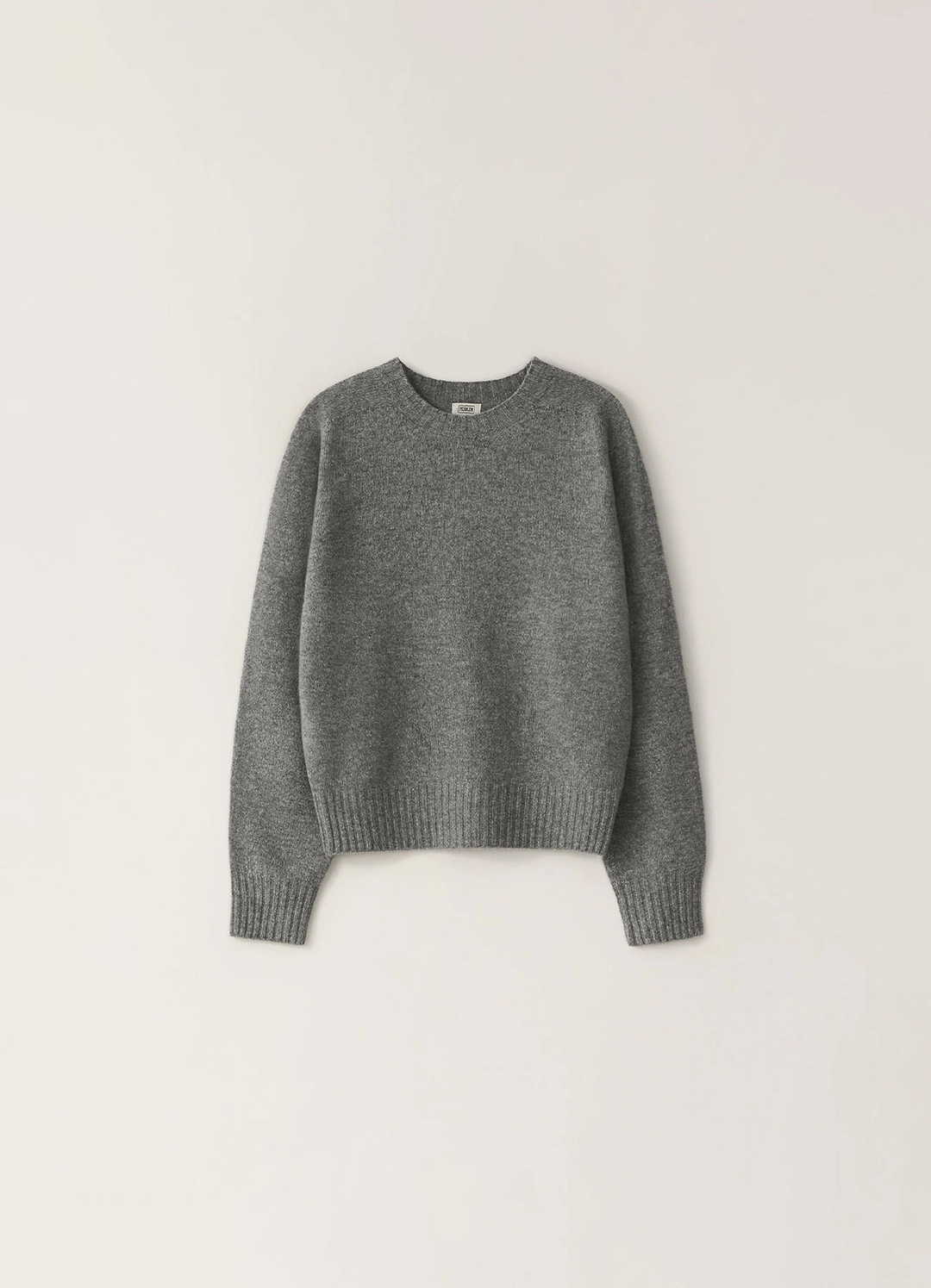 페블엠 Park Wholegarment Round Knit - Gray (10월 중순 순차배송) 상품 이미지 1
