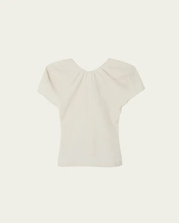 (2차) Sally Puff Blouse - Ivory