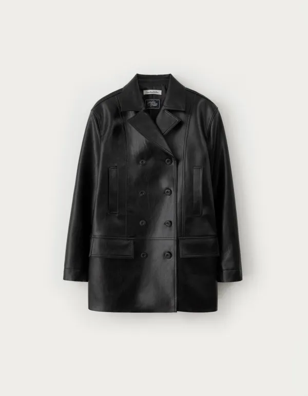 Folt Leather Jacket - Black