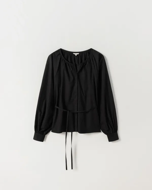 Senna Shirring Cotton Blouse