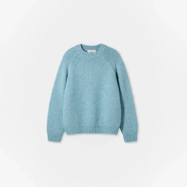 Tonal Long-Sleeve Sweater (Mint)