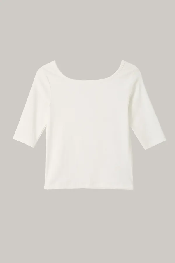 Archive Boatneck Tee(Ivory)