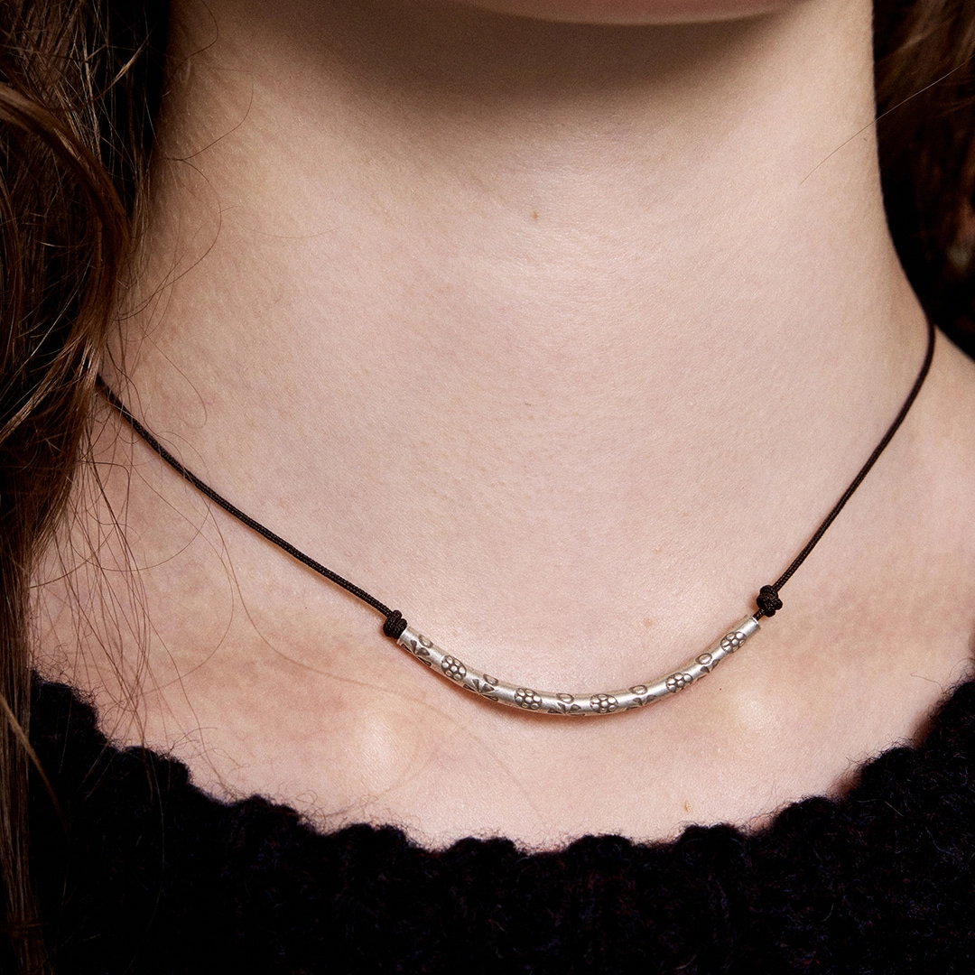 엔프프 [silver] adore necklace-deep brown 상품 이미지 1