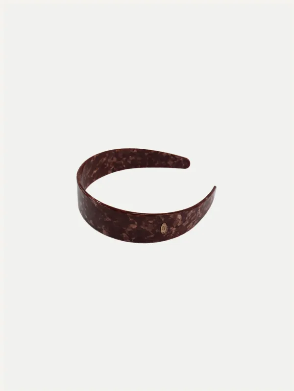 AEOUI HAIRBAND SIENNA BROWN