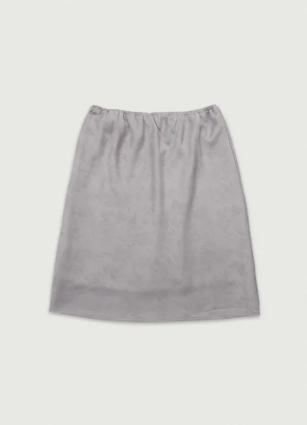 Jacquard Midi Skirt [purple]