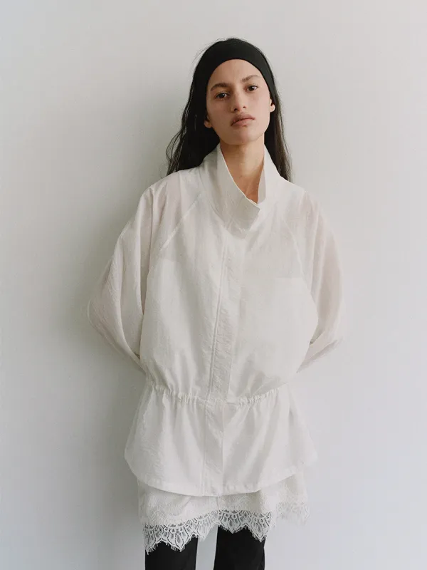 TIS AERO-SHEER RAGLAN WIND BREAKER_WHITE
