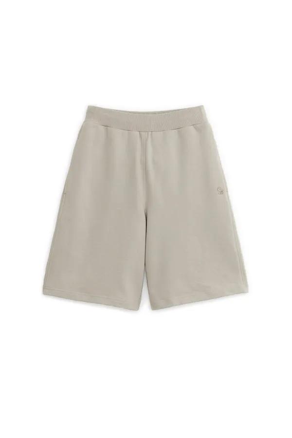 BURMUDA SWEAT PANTS, BEIGE