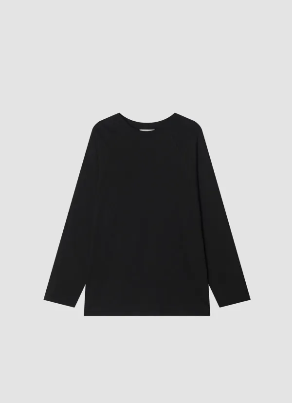 Raglan Boxy Tee_Black