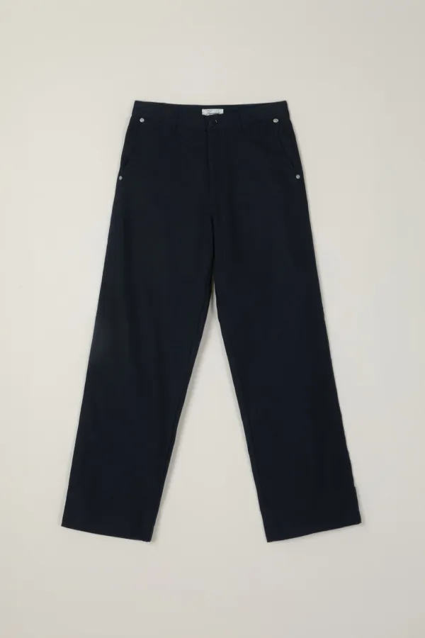OXTO COTTON PANTS_DARK NAVY