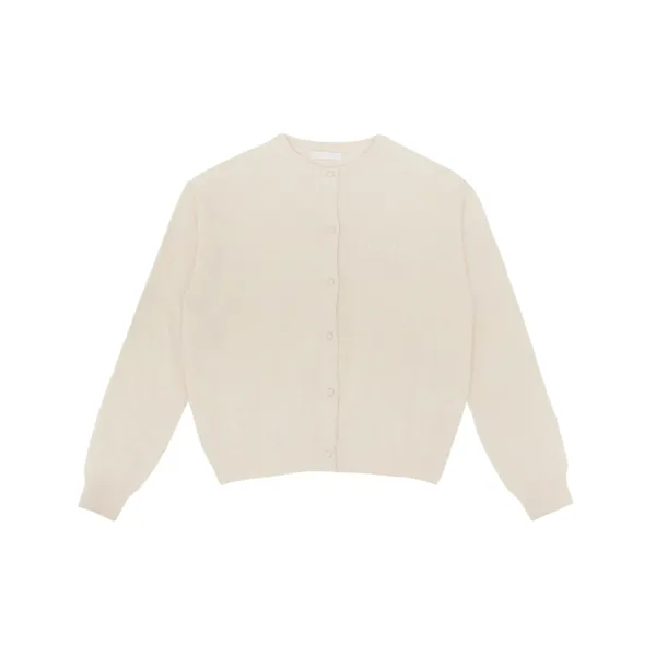 Hand-stitched Knit Cardigan (sand beige)