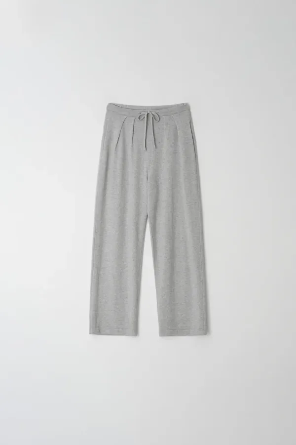 pintuck knit pants
