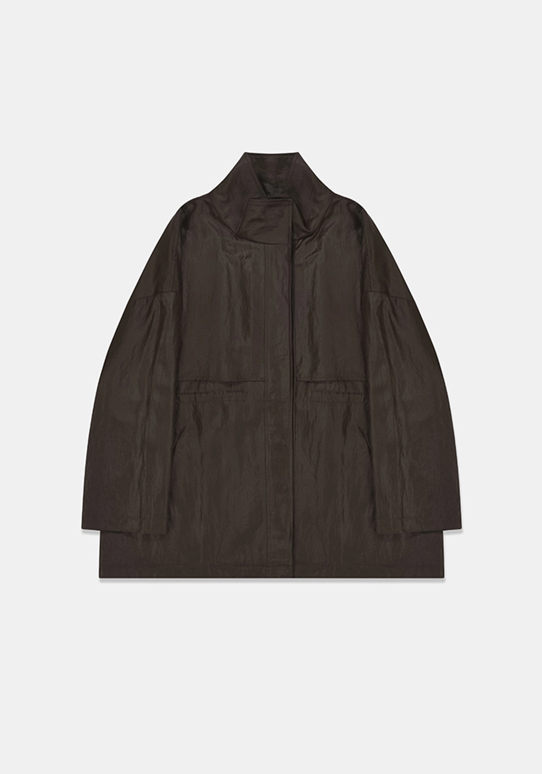 이브세이지 Glossy midi jacket (Brown) 상품 이미지 3