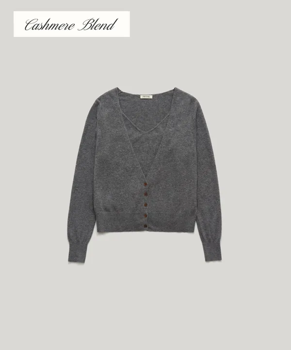 2ND / PVIL Cashmere Twin Set(Gray) pre-order
