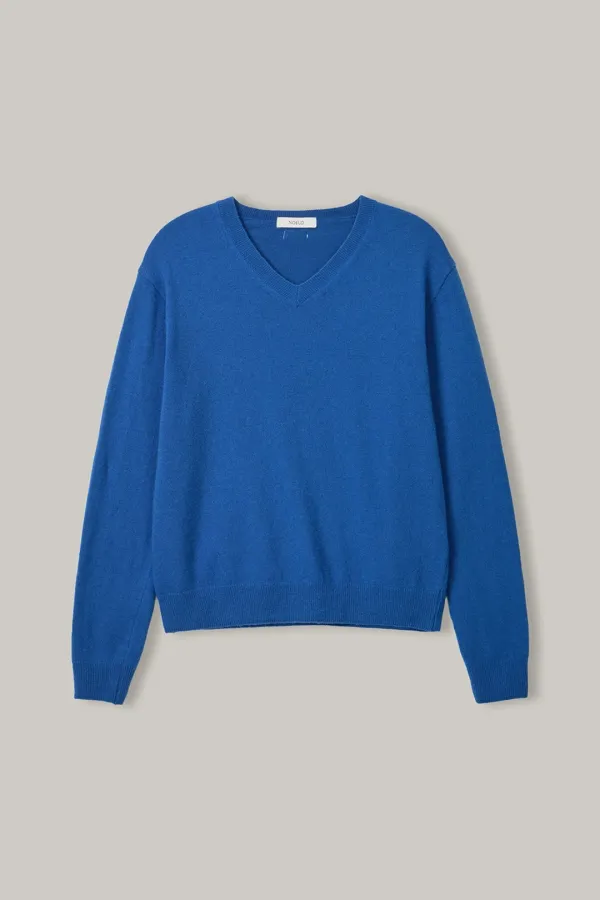 KN003 Modern Classic V-Knit (Blue)