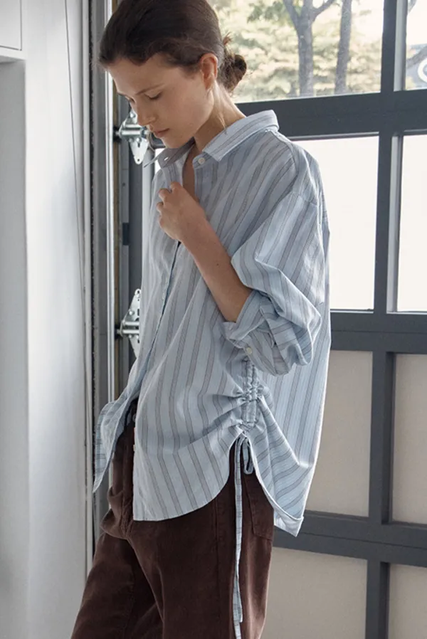 string shirring shirts - sky