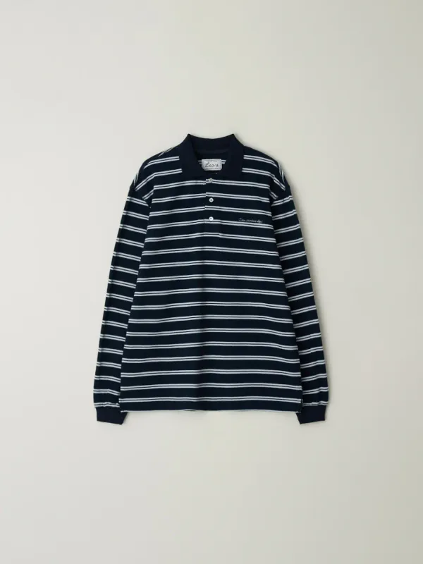 [4th] Phillip pique collared t-shirt_navy