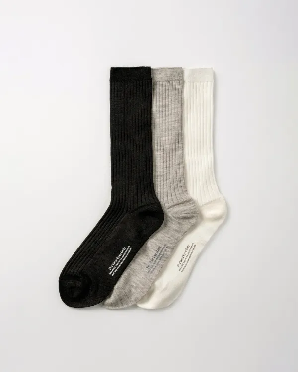 Soft Summer Wool Socks 3pack