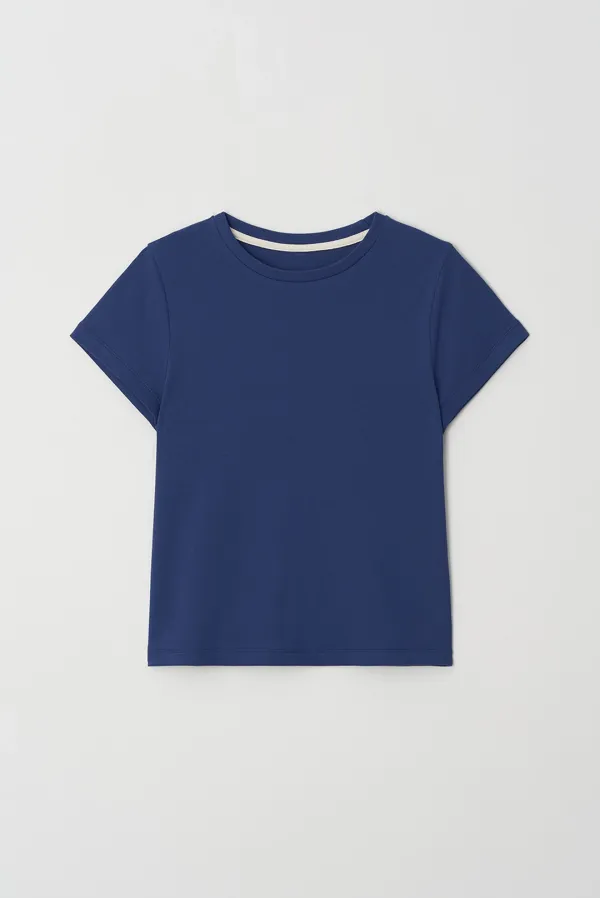 baker half tee - blue