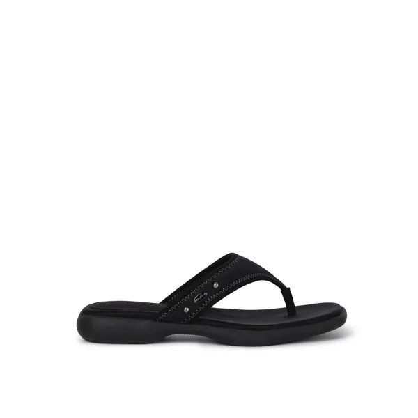 SERIC PADDED FLIP-FLOPS / BLACK