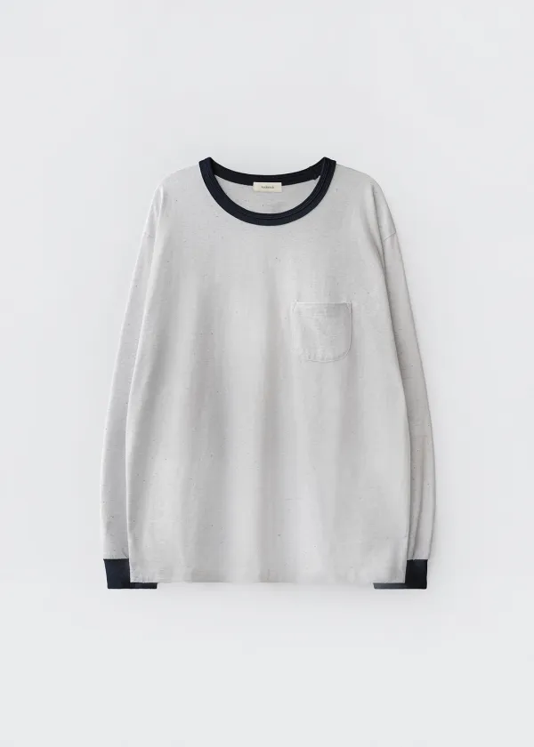 Poem long sleeve (white melange)