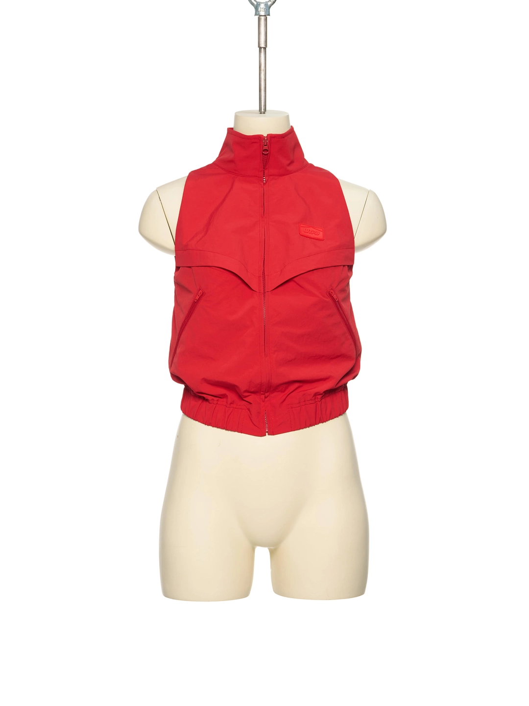 푸쉬버튼 PS26 RED CROPPED SLEEVELESS WINDBREAKER 상품 이미지 1