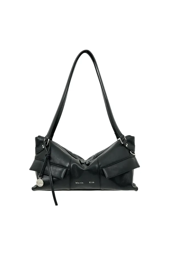 WIDE NEMO SHOULDER BAG IN BLACK
