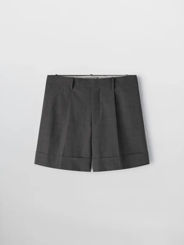 썸머울 버뮤다 팬츠_charcoal