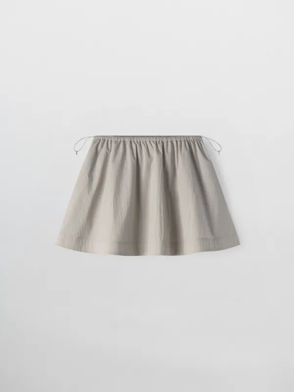 [2차 7/22예약배송] 브리즈 개더 미니 스커트_soft grey