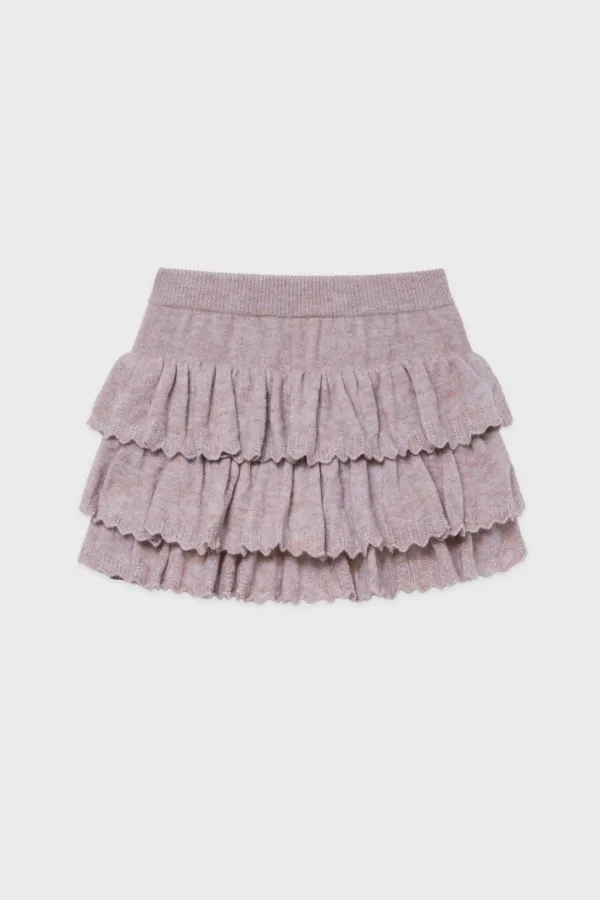 SN Ruffle Knit Pants (Candy)
