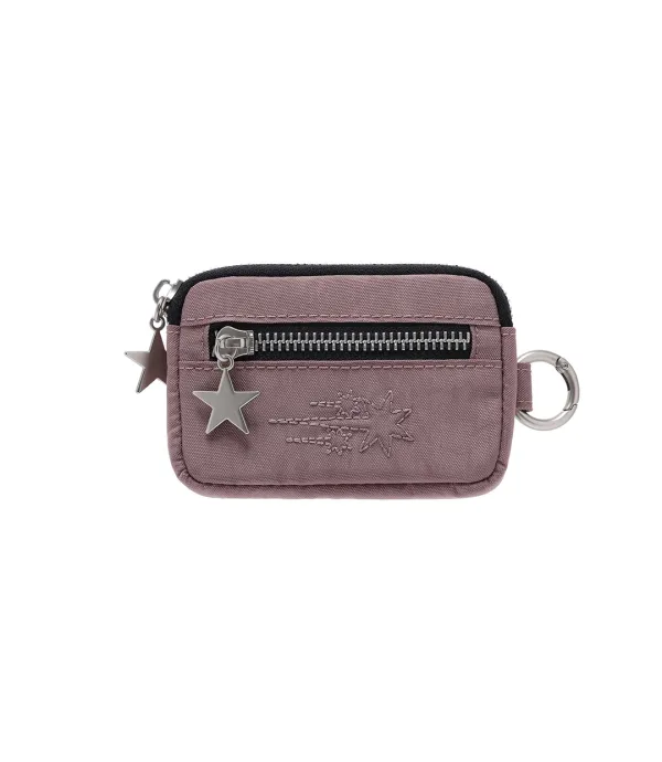stitched 3star card wallet[purple]