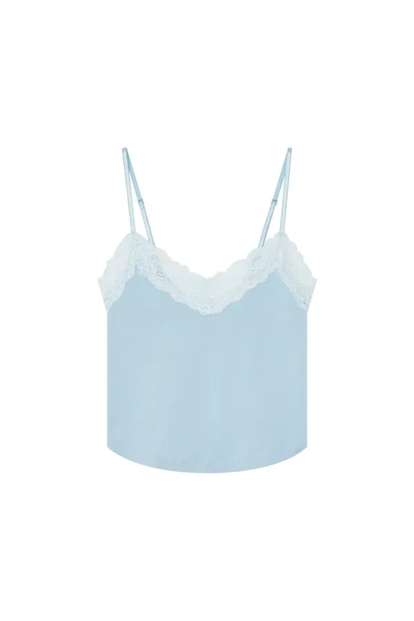 LACE POINT 02 CAMI TOP (LIGHT BLUE)