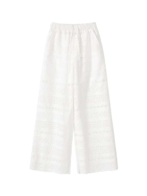 Hampton Breeze Wide Pants_ White