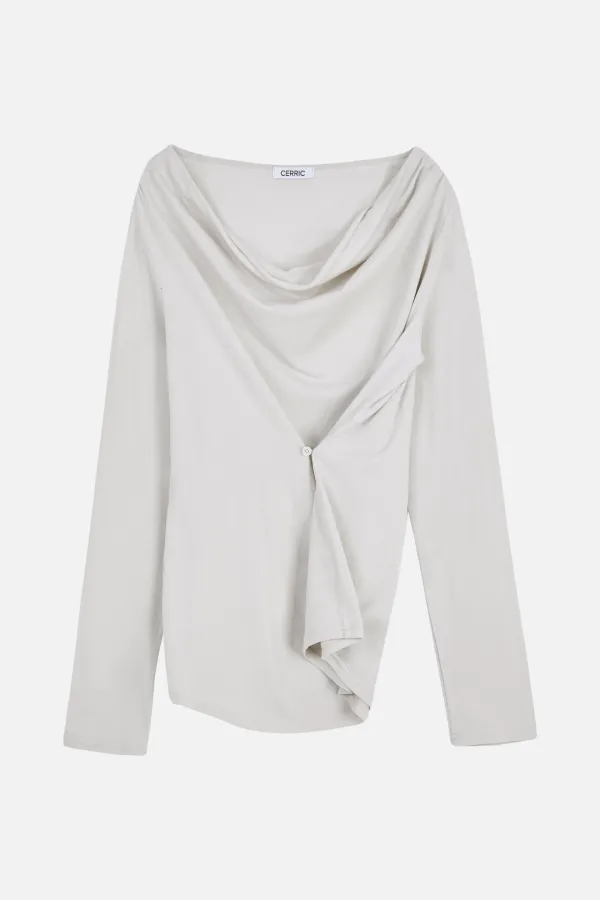 Button Round Top _ Gray