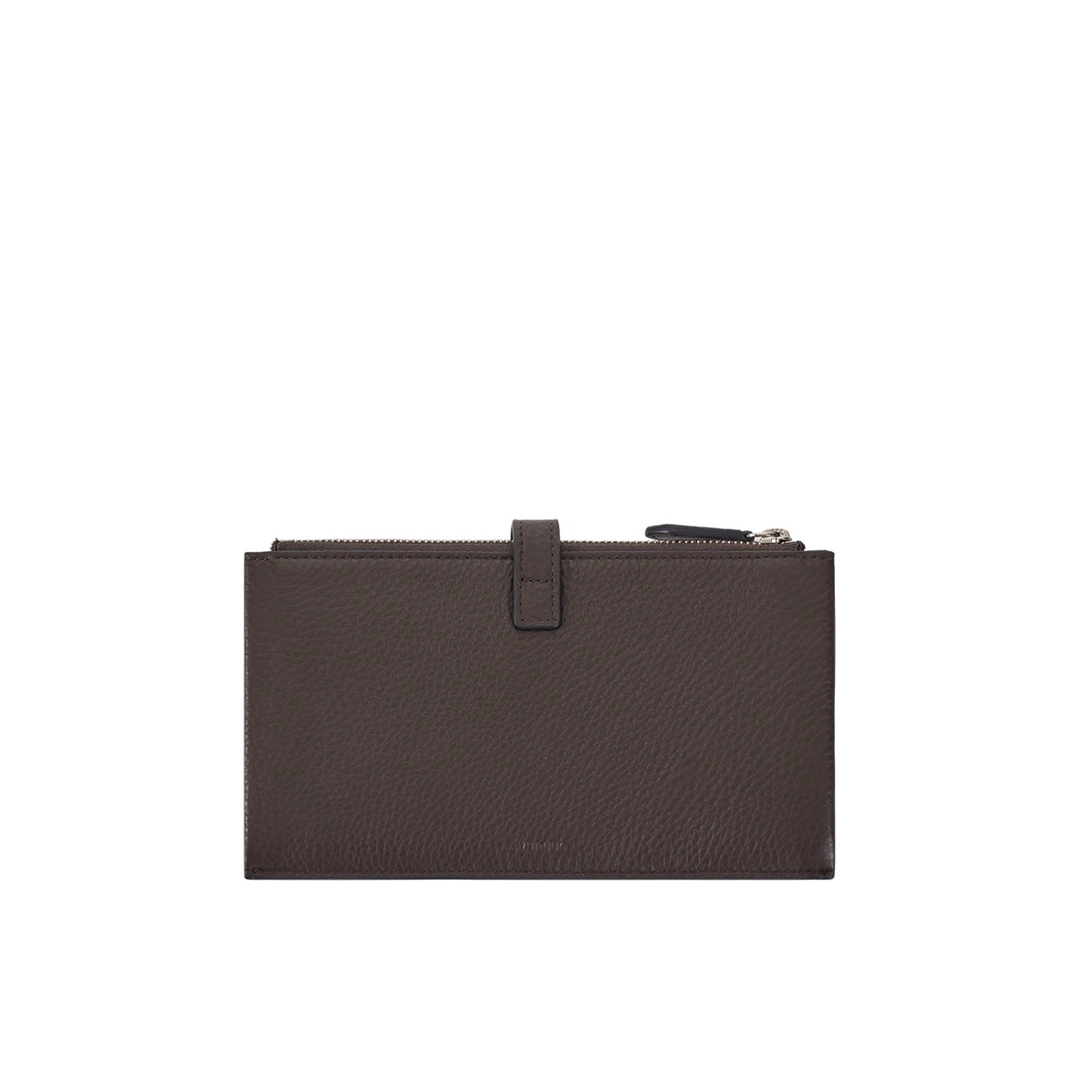 분크 Magpie Flap Zipper Long Wallet (맥파이 플랩 지퍼 장지갑) Dark Brown 상품 이미지 2