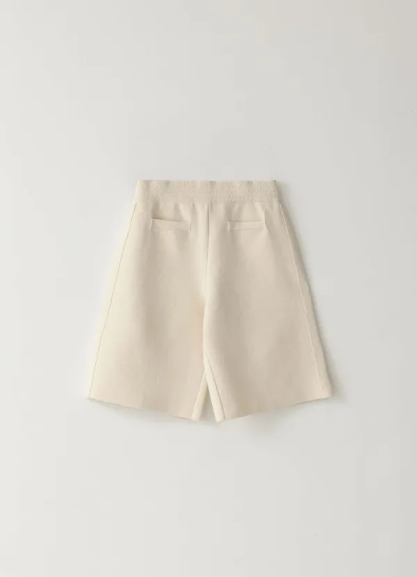 [Limited] Pocket Bermuda Pants - Ivory