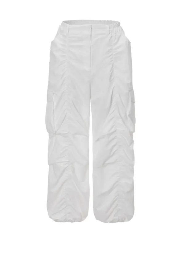 Shirring Parachute Pants